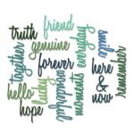 Sizzix, Multi Color, One Size Thinlits Die Set 660225, Friendship Words Script by Tim Holt - Image 2