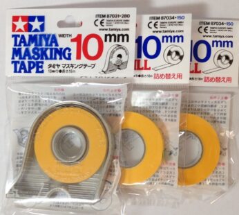 TAMIYA 10mm Masking Tape with 2pcs Refill