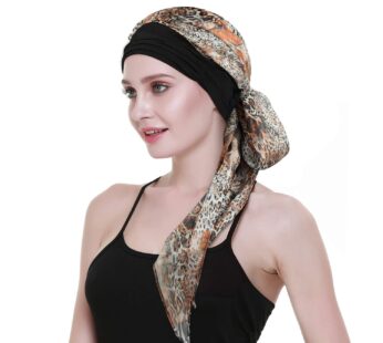 FocusCare Ladies Chemo Turban Hats Beanie Scarf Cancer Headwear for Hair Loss Patients