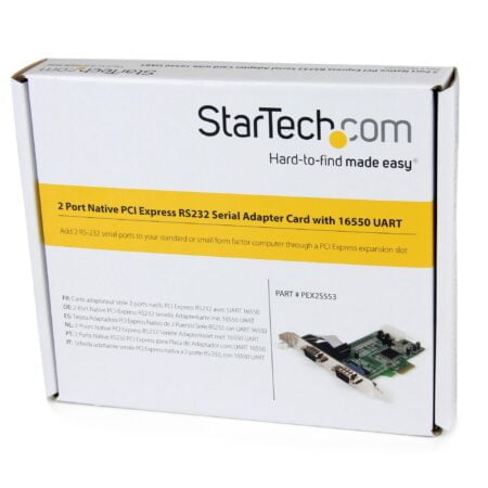 StarTech.com 2-port PCI Express RS232 Serial Adapter Card - PCIe RS232 Serial Host Control - Image 5