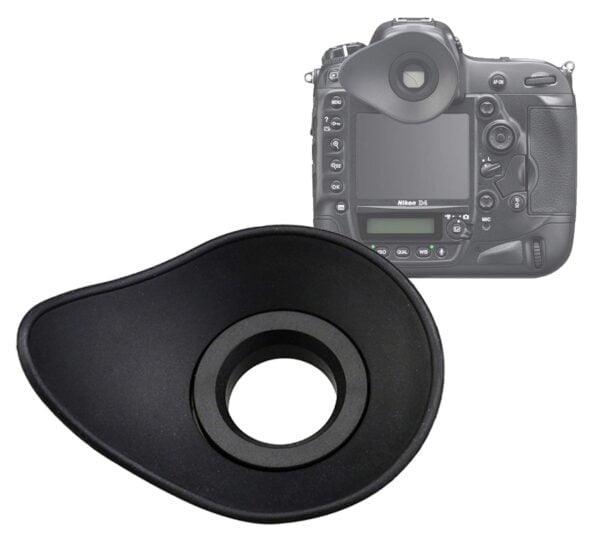 JJC EN-DK19 Large Eye Cup, Ergonomic Oval Soft TPU Rubber Eye Piece, D850 Eyecup Viewfinde
