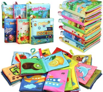 My First Soft Book,teytoy Nontoxic Fabric Baby Cloth Books Early Education Toys Activity C