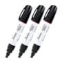Sharpie Oil-Based Paint Marker, Bold Point, Black Ink, Pack of 3