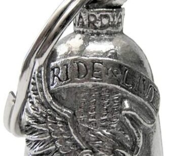 Guardian Live to Ride Ride to Live Motorcycle Biker Luck Riding Bell or Key Ring