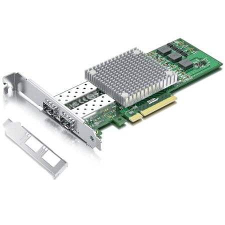 10Gb SFP+ PCI-E Network Card NIC, with Broadcom BCM57810S Chip, Dual SFP+ Port, PCI Expres