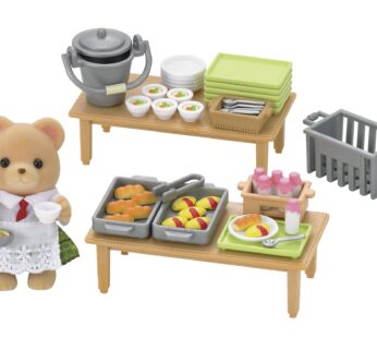 Calico Critters School Lunch Set, 3 inches