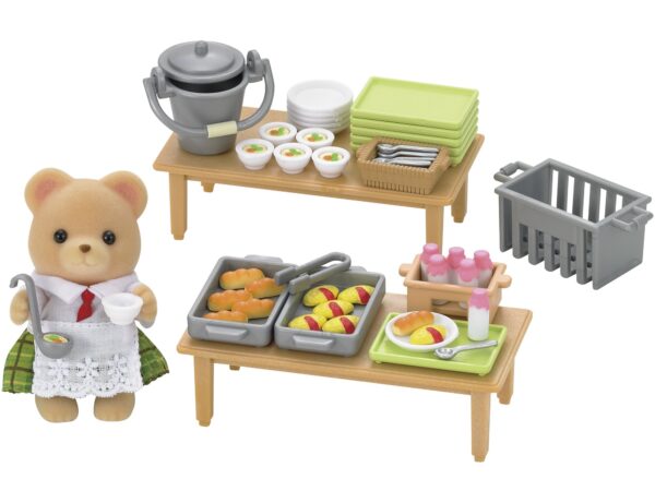 Calico Critters School Lunch Set, 3 inches