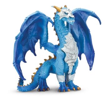 Safari Ltd. Guardian Dragon Figurine – Detailed Regal Blue 6″ Model Figure – Fun Fantasy P