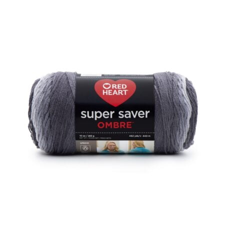 Red Heart RH Super Saver Ombre Anthracite