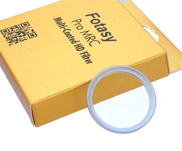 Fotasy 39mm Silver Ultra Slim UV Protection Lens Filter, Nano Coatings MRC Multi Resistant