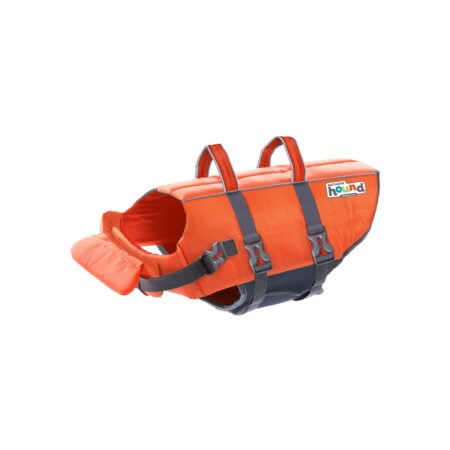 Outward Hound Granby Splash Orange Dog Life Jacket, Medium - Image 2