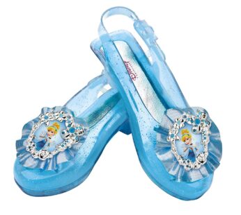 Disney Princess Cinderella Sparkle Shoes, Official Disney Costume Accessories, Age Grade 4