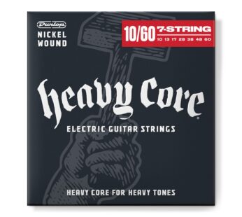 JIM JIM DUNLOP DHCN1060 Heavy Core Nickel Wound Guitar Strings, Heavy, .010?.060, 7 String