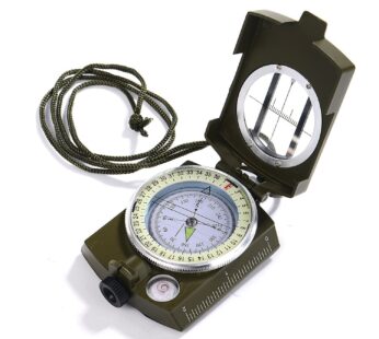 GWHOLE Military Lensatic Sighting Compass Waterproof for Outdoor Activities