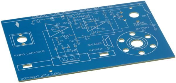 Elenco Two IC AM Radio Kit | Solder | Great STEM Project | SOLDERING REQUIRED - Image 4
