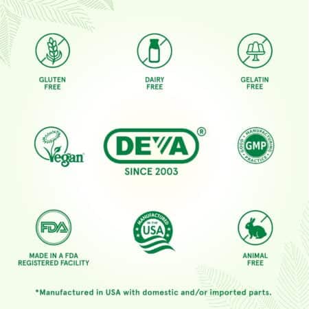 DEVA Vegan Vitamin B12 Fast Dissolve Supplement - Once-Per-Day Complex with 1000 Mcg Methylcobalamin B12, Folic Acid, B6 - Lemon Flavor - 90 Dissolvable Tablets, 2-Pack - Image 4
