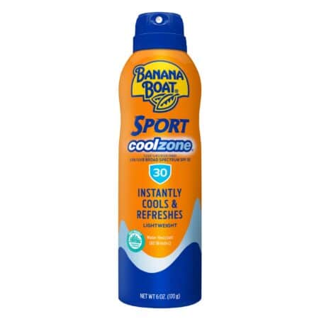 Banana Boat Sport Cool Zone SPF 30 Sunscreen Spray, 6oz | Sport Sunscreen Spray SPF 30, Cl - Image 2