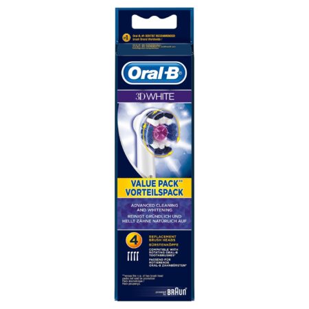 Oral-B Genuine 3D White Replacement Toothbrush Heads, Refills for Electric Toothbrush, Pol