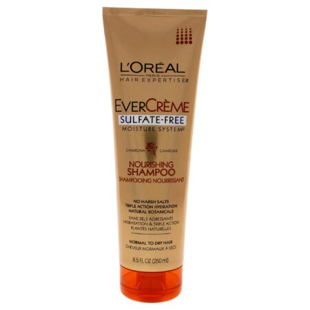 L'Oreal Evercreme Intense Nourishing Shampoo, 8.5 Fluid Ounce - Image 2