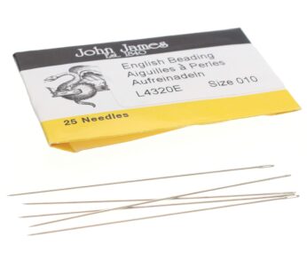 Beadsmith BN10 English Beading Needles (25 Pack), Size 10