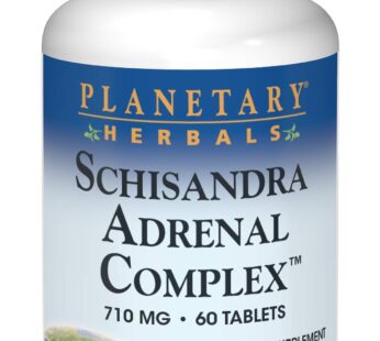 Planetary Herbals Schisandra Adrenal Complex 710mg with Yam Rhizome, Poria Sclerotium & Mo