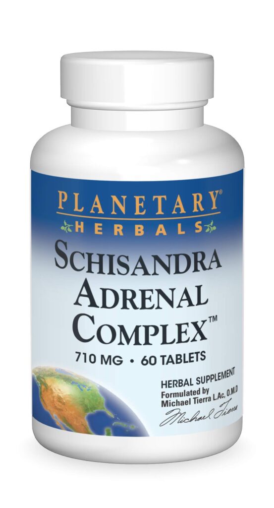 Planetary Herbals Schisandra Adrenal Complex 710mg with Yam Rhizome, Poria Sclerotium & Mo