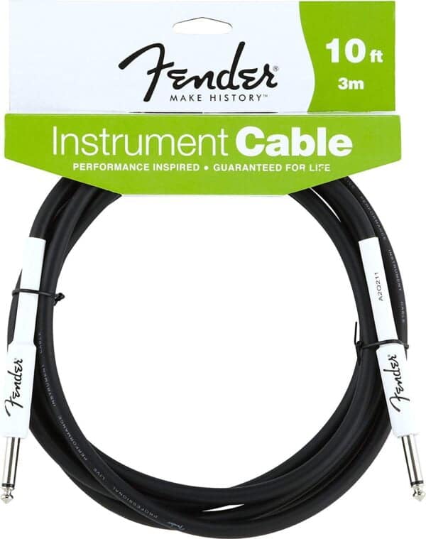 Fender Performance Series Instrument Cables (1/4 Straight-to-Straight) for electric guitar