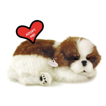 Perfect Petzzz - Original Shih Tzu, Realistic, Lifelike Stuffed Interactive Pet Toy, Compa