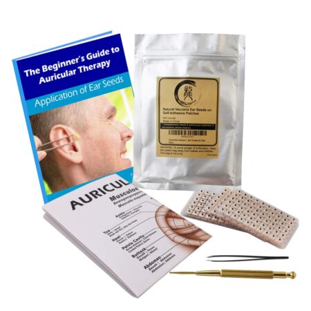 Multi-Condition Ear Seeds Acupuncture Kit 600 Counts, eBook Placement Chart, Probe, Acupre