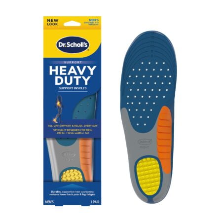 Dr. Scholl's Heavy Duty Support Insole Orthotics, Big & Tall, 200lbs+, Wide Feet, Shock Ab - Image 2