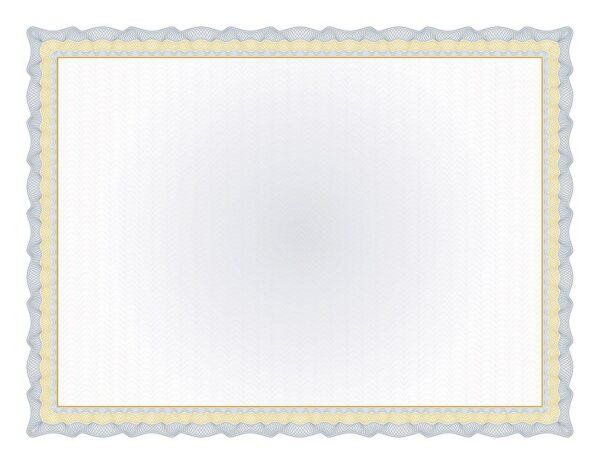 Great Papers! Twisty Graph Navy and Gold Foil Certificate, 8.5" x 11", 15 Count (2013295)