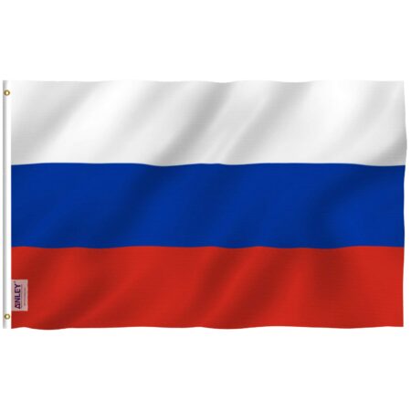 Anley Fly Breeze 3x5 Foot Russia Flag - Vivid Color and Fade proof - Canvas Header and Dou