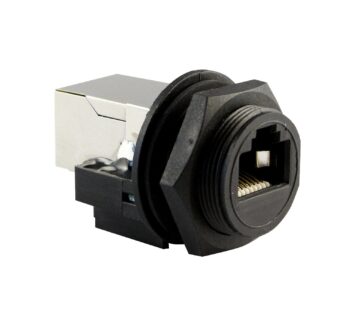 ASI ASICPICRJ45S RJ45 Panel Mount, Waterproof Connector (When Used with Cap), Shielded, Fr