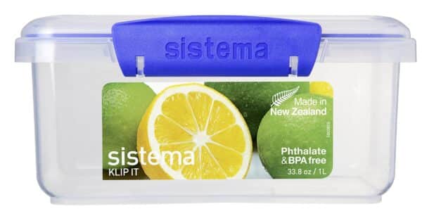 Sistema 1600 KlipIt Collection Rectangle Food Storage Container 33.8 oz - Image 6