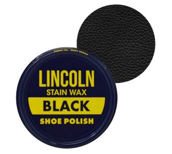 Lincoln Shoe Polish Wax – 2-1/8 oz | Made in USA Since 1925 – Black