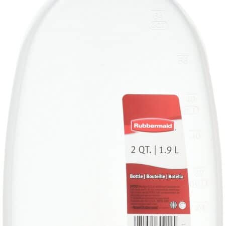 Rubbermaid 071691309215 1776349 2 Quart Servin' Saver Bottle, 1-Pack, Red, Plastic - Image 2
