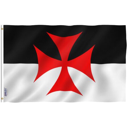 ANLEY Fly Breeze 3x5 Foot Knights Templar Battle Flag - Vivid Color and Fade Proof - Canva - Image 2