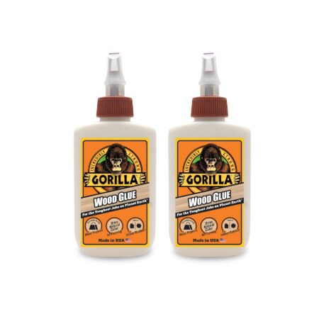 Gorilla Wood Glue, 4 Ounce Bottle, Natural Wood Color, (Pack of 2) - Image 2