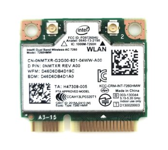 Intel 7260.HMW Dual Band Wireless-AC 7260 Network Adapter PCI Express Half Mini Card 802.1