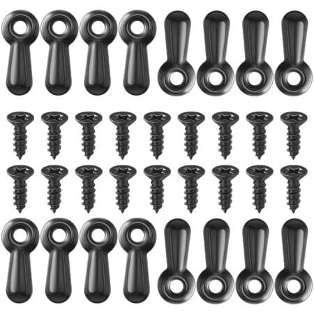 Shappy Picture Frame 100 PC Photo Frame Turn Button Fasteners with 100 Pieces Screws Pictu
