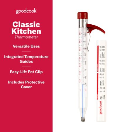 GoodCook Classic Candy / Deep Fry Thermometer, red - Image 2