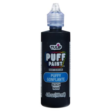 TULIP Puff Paint Puffy Black 4 Fl Oz (Pack of 1) - Image 2