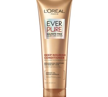 L’Oreal Paris Sulfate Free Conditioner for Dry Hair, Triple Action Hydration for Dry, Brit