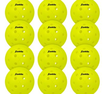 Franklin Sports Outdoor – X-40 Pickleball Balls – USA (USAPA) Approved – 12 Pack Outside –