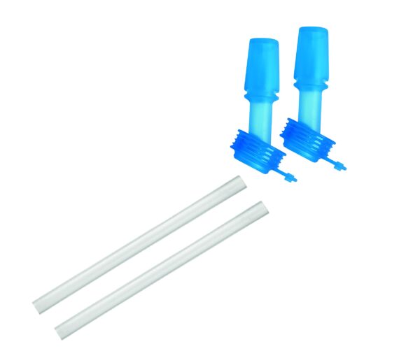 CamelBak eddy Kids Bottle Accessory 2 Bite Valves/2 Straws, Ice Blue - Replacement eddy Ki