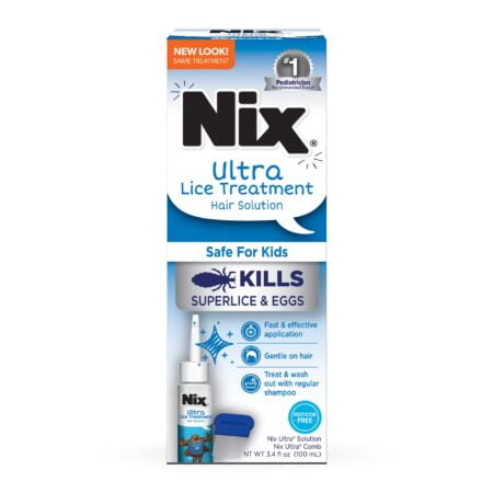 Nix Ultra Lice Removal Kit, Lice Treatment Hair Solution, 3.4 fl oz & Lice Removal Comb - Image 2