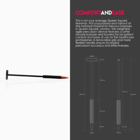 MDF Instruments, Queen Square Neurological Reflex Hammer with Pointed tip for Superficial - Image 3