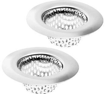 2 Pack – 2.25″ Top / 1″ Basket- Sink Strainer Bathroom Sink, Utility, Slop, Laundry, RV an