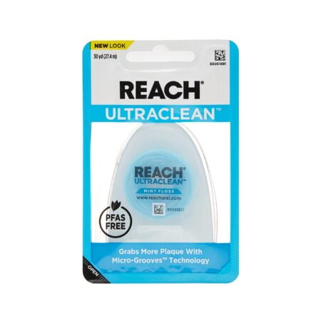 Reach Waxed Mint Dental Floss | Effective Plaque Removal, Teeth & Gum Protection | Shred-R - Image 2