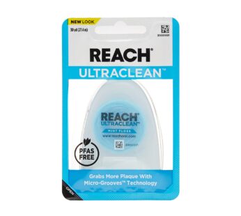 Reach Waxed Mint Dental Floss | Effective Plaque Removal, Teeth & Gum Protection | Shred-R